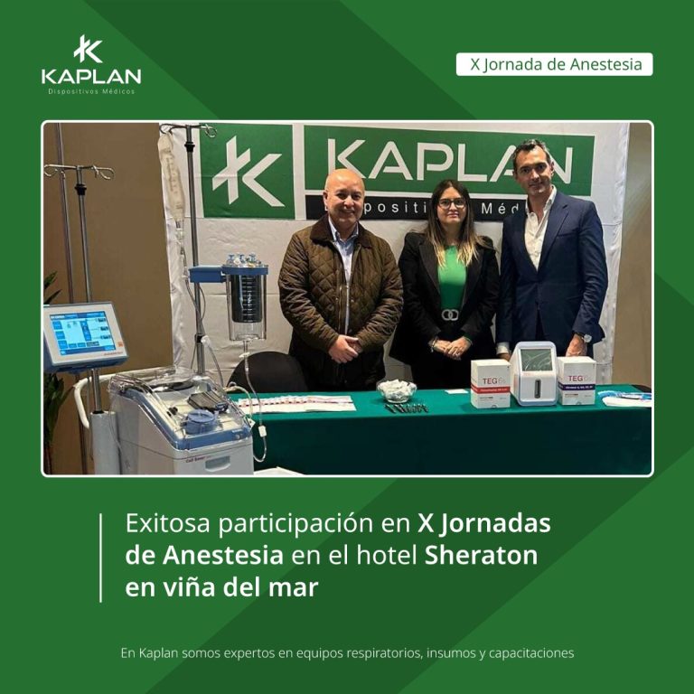 Exitosa participación en X Jornadas de anestesia en el hotel Sheraton en Viña del Mar